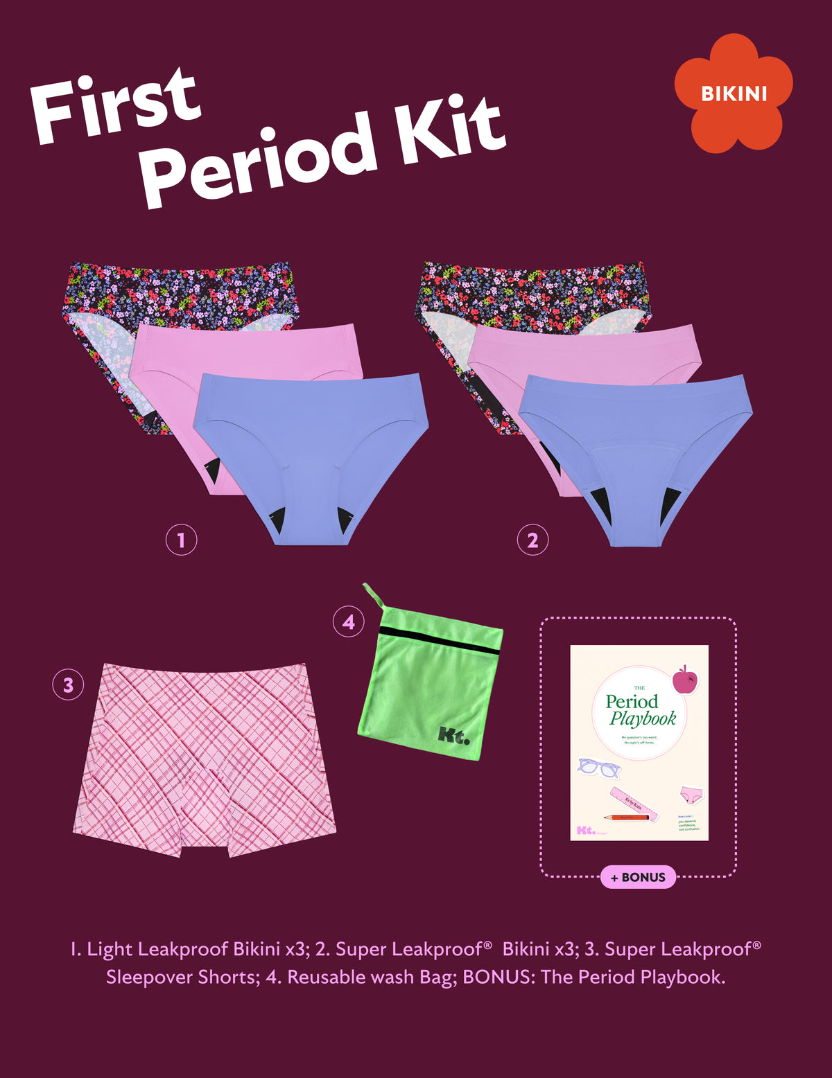 First Period Kit - Bikini