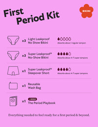 First Period Kit - Bikini