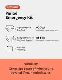 Period Emergency Kit - Boyshort