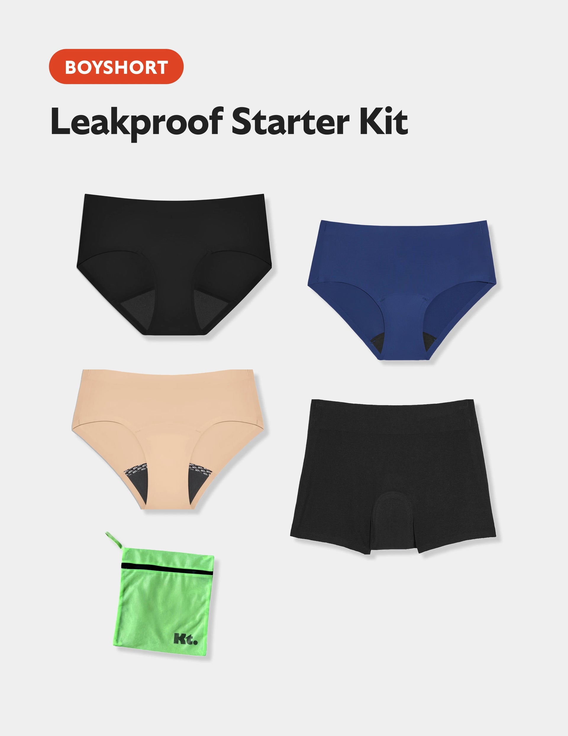 Leakproof Starter Kit - Boyshort