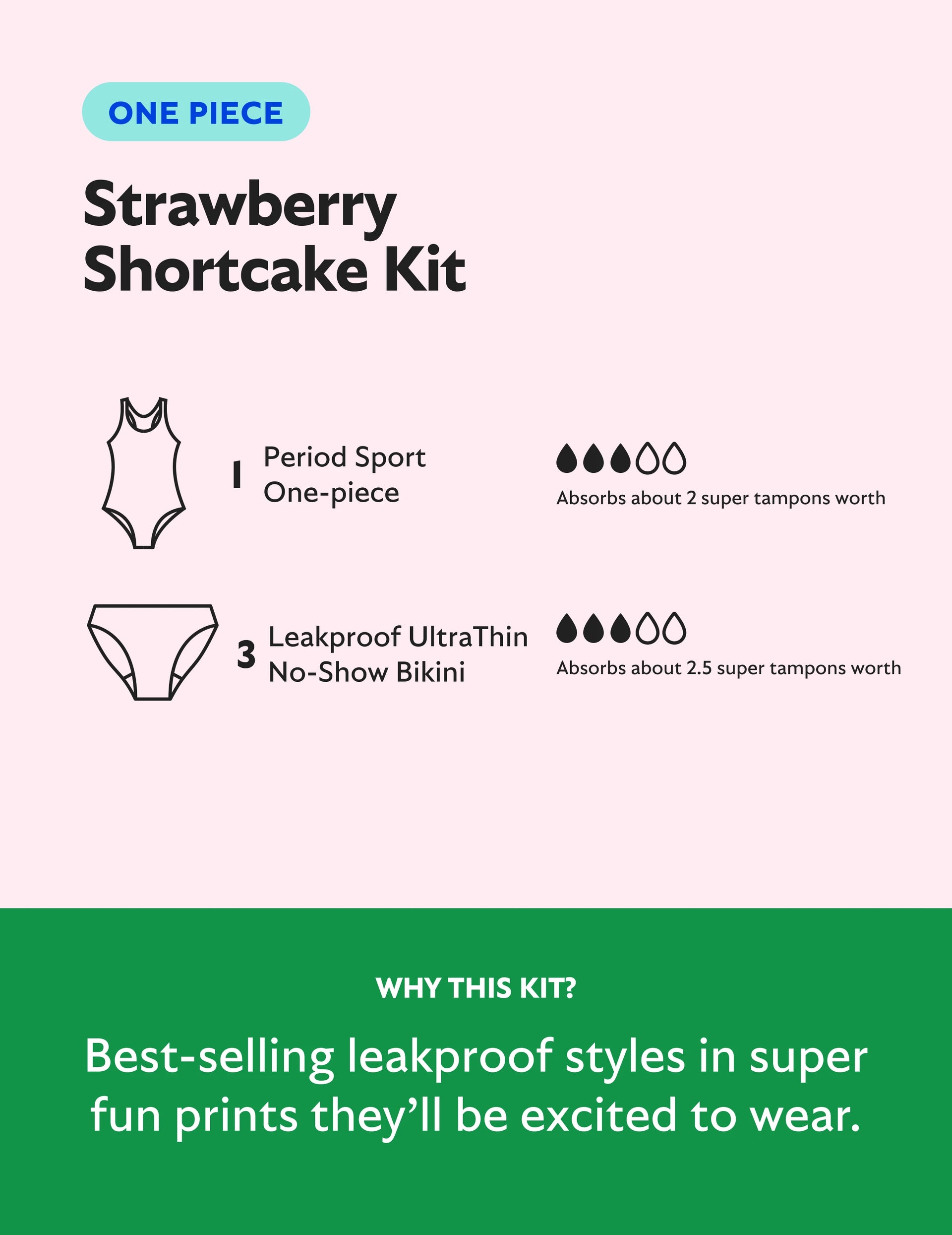 One-Piece Bestsellers Kit - Strawberry Shortcake