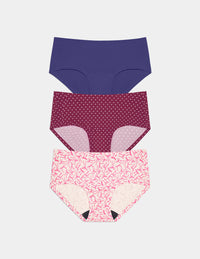 | Candy Heart/Pink Bows/Deep Blue